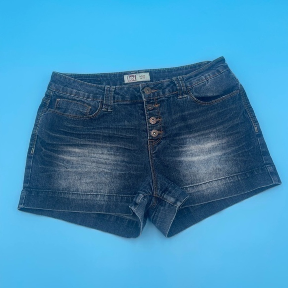 L.E.I Tatum High Rise Jean Shorts